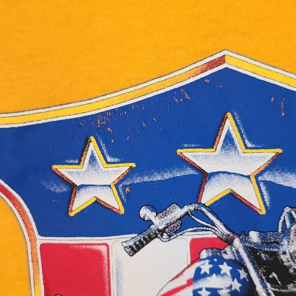 VINTAGE T-Shirt All American Rider Harley Davidson Sz XL - Picture 6 of 6